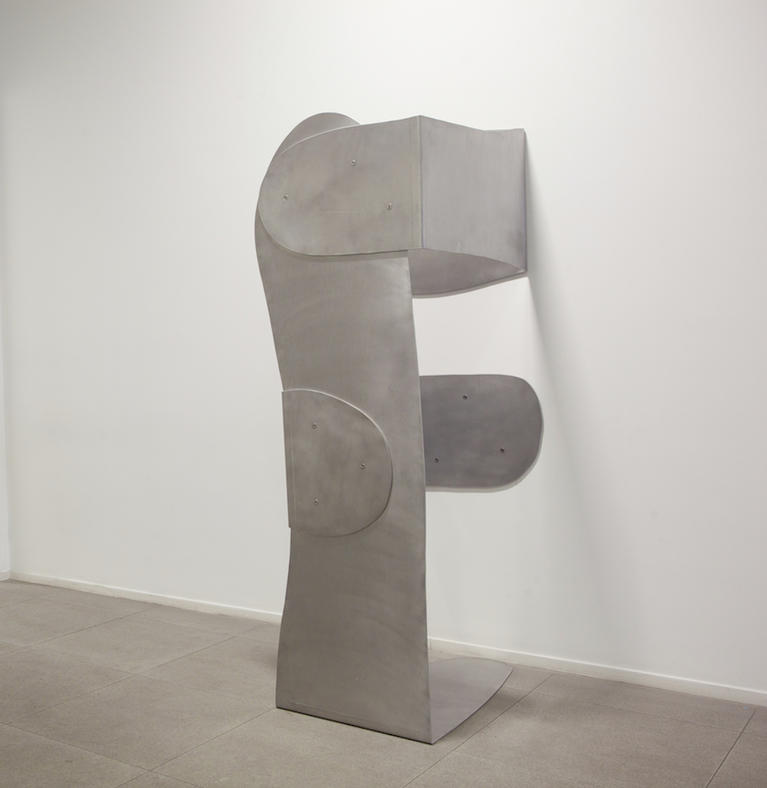 Susana Solano  Lo visible II  2009-2010. Stainless. 186 x 85 x 79 cm