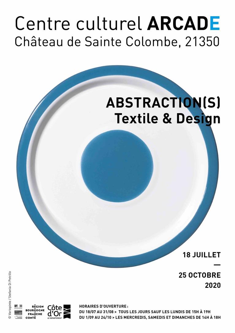 Affiche 2020 Abstraction(s), Textile et design