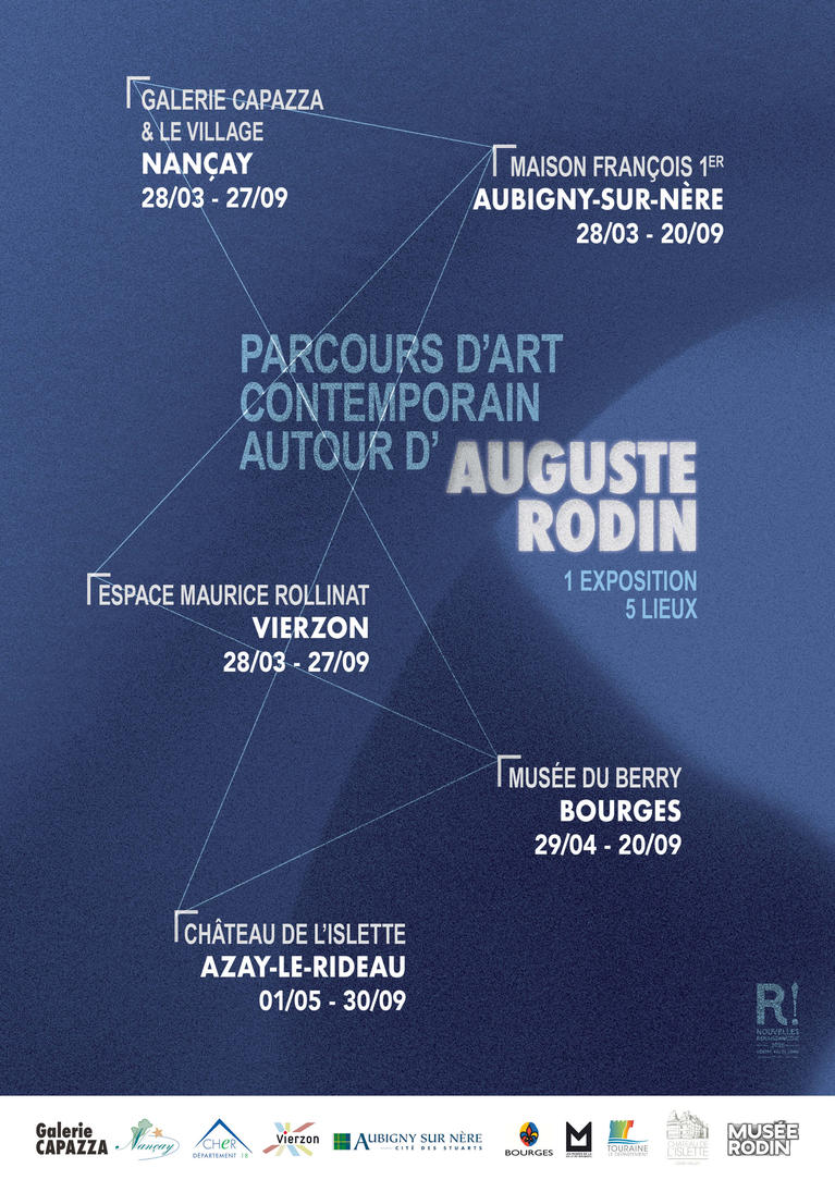 Parcours d'art contemporain autour d'Auguste Rodin - 1 exposition, 5 lieux