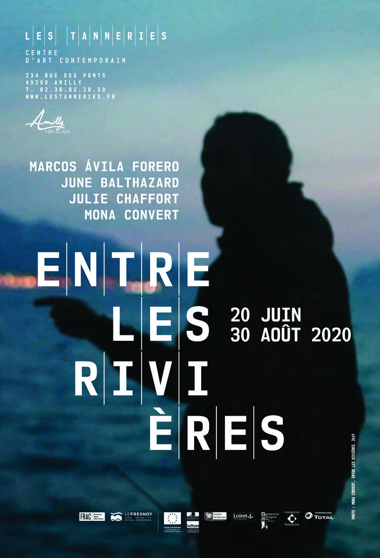 Affiche officielle de l'exposition 'Entre les rivières'