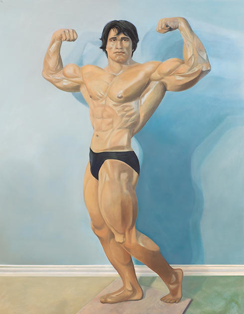 Steven Le Priol, Substitut 2, Huile sur toile, 146 x 114 cm