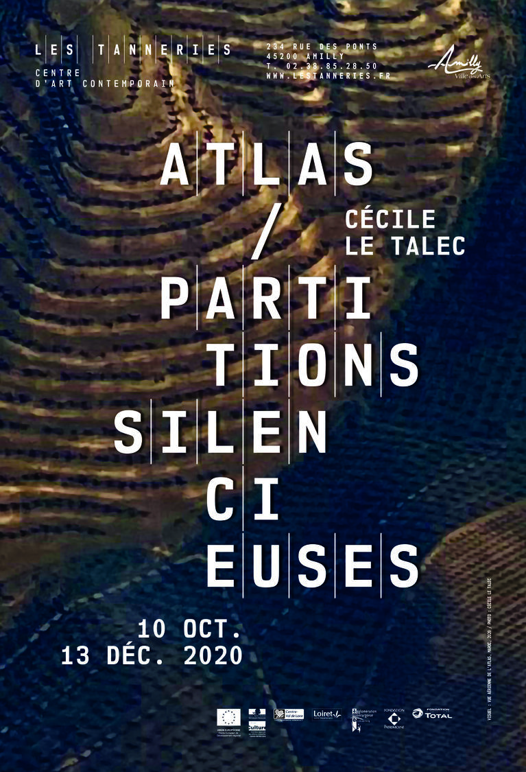 Affiche officielle de l'exposition Atlas / Partitions silencieuses