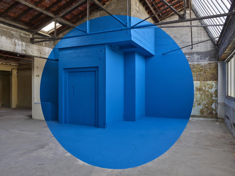 Georges Rousse, Montrouge, 2019, Impression jet d'encre sur hahnemühle 115 x 146 cm
