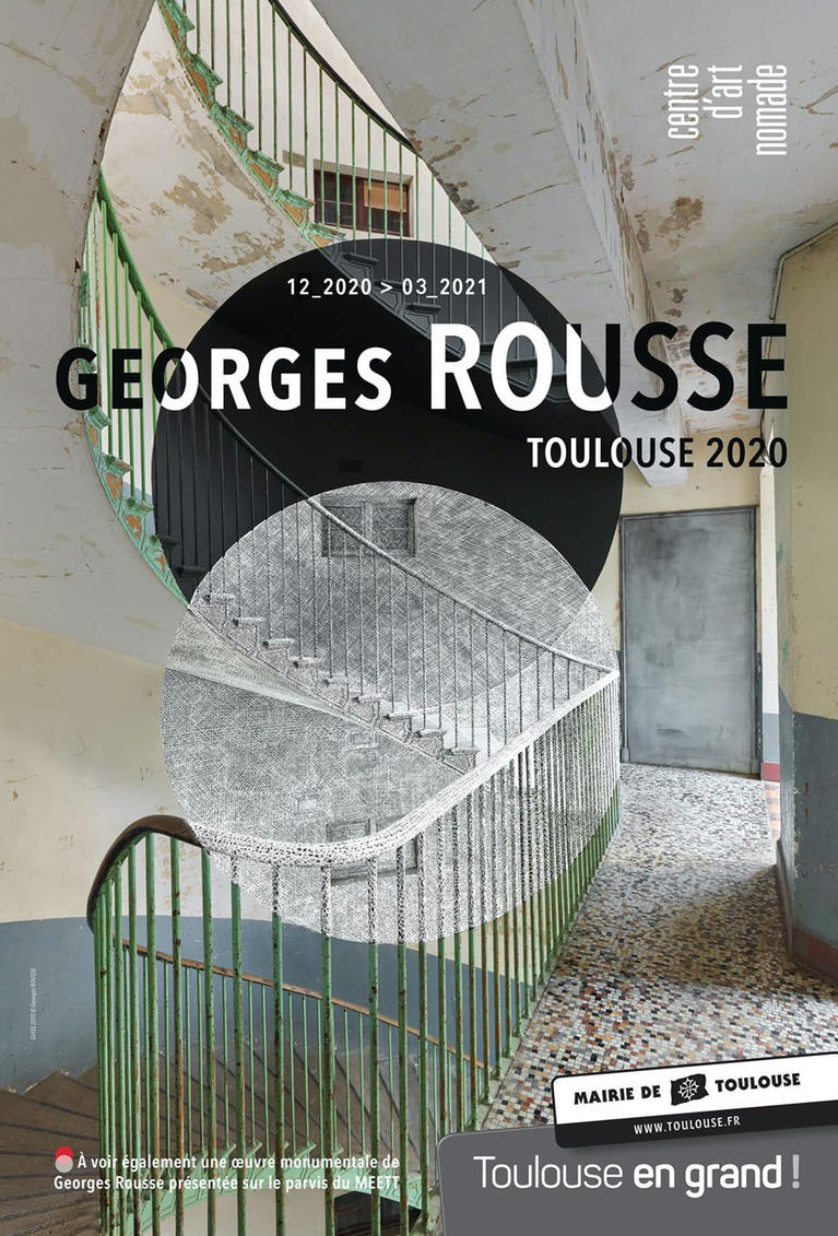 Affiche de l'exposition Toulouse 2020_Georges Rousse