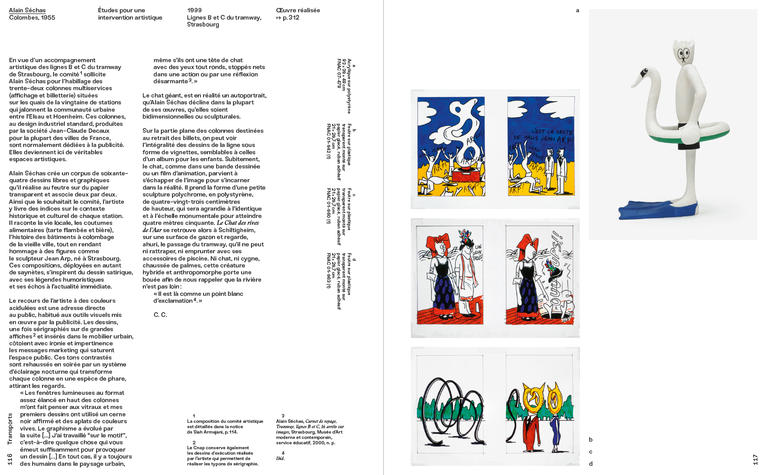 Vue des pages de l'ouvrage Préliminaires - Etudes et maquettes - Collection du Centre national des arts plastiques