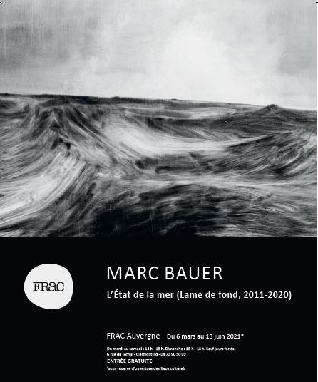affiche de l'exposition Marc Bauer