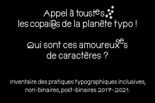 Caroline Dath°Camille Circlude, Révolution typographique et non-binarisme politique, www.typo-inclusive.net, 2021.