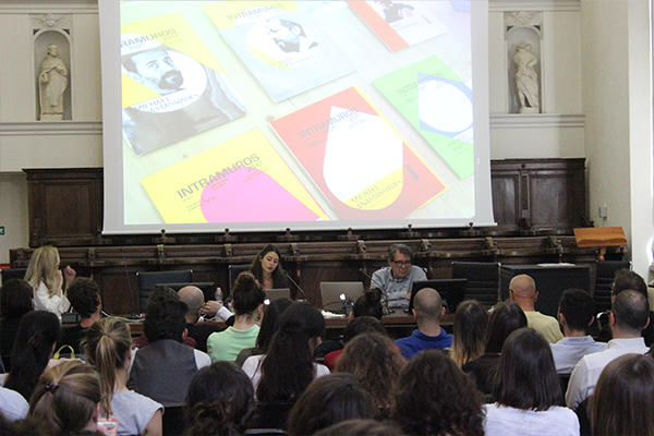 Silvia Dore, conférence « Une trajectoire interdisciplinaire » dans le cadre du workshop avec Ruedi Baur « La relation entre l’université et son contexte urbain », Gênes, 2018.
