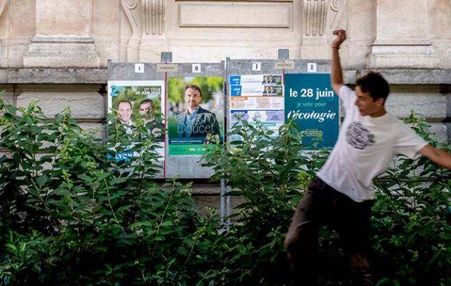 Affiches de campagne du second tour des élections municipales 2020, Lyon