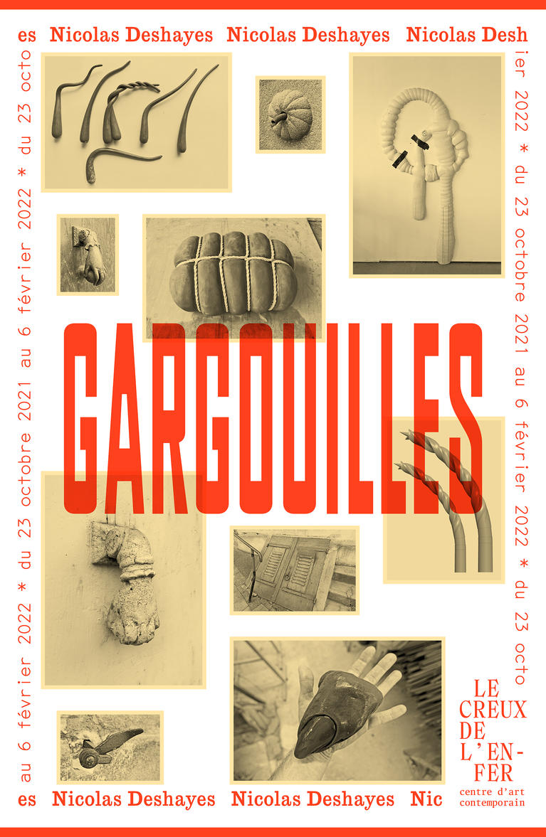 Visuel de l'exposition Gargouilles de Nicolas Deshayes