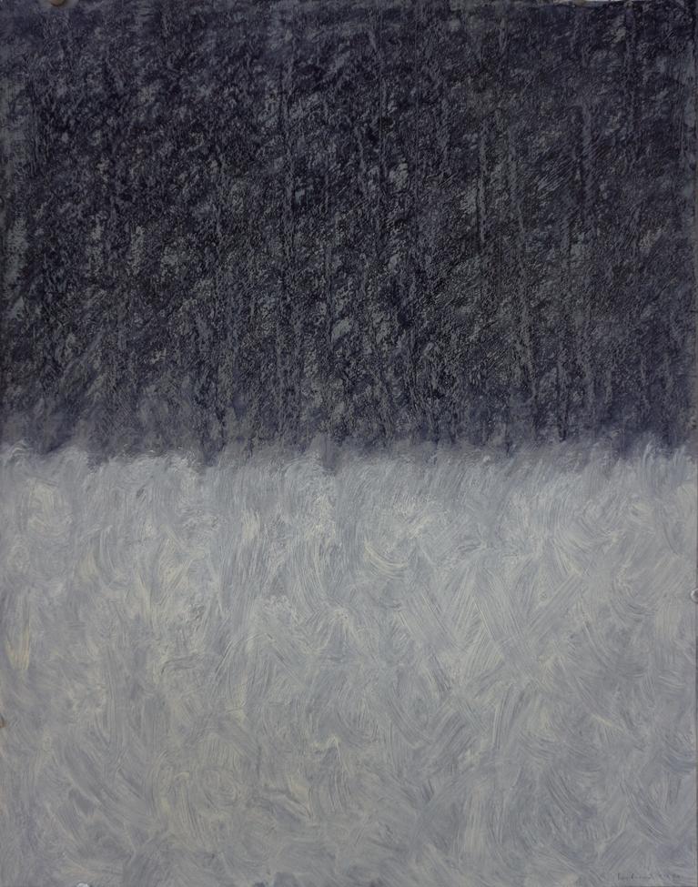 Philippe Fontaine - huile sur papier , 65 x 50 cm, 2021