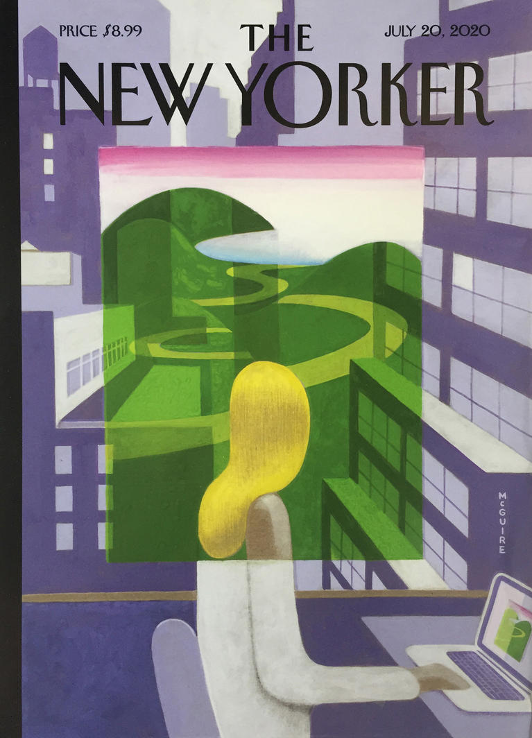 Couverture pour le New Yorker, Juillet 2020.