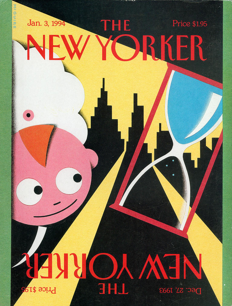 Première couverture de Richard McGuire pour le New Yorker, Décembre 1993.