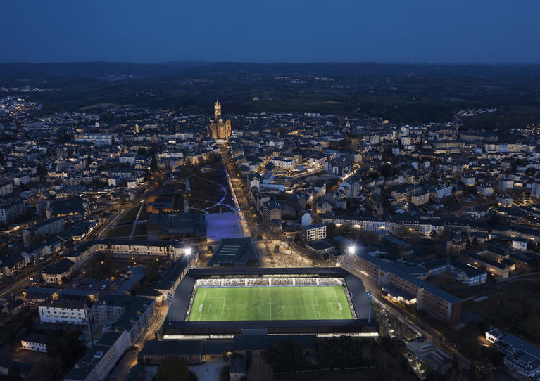 Stade Paul Lignon, Rodez © SORA Images