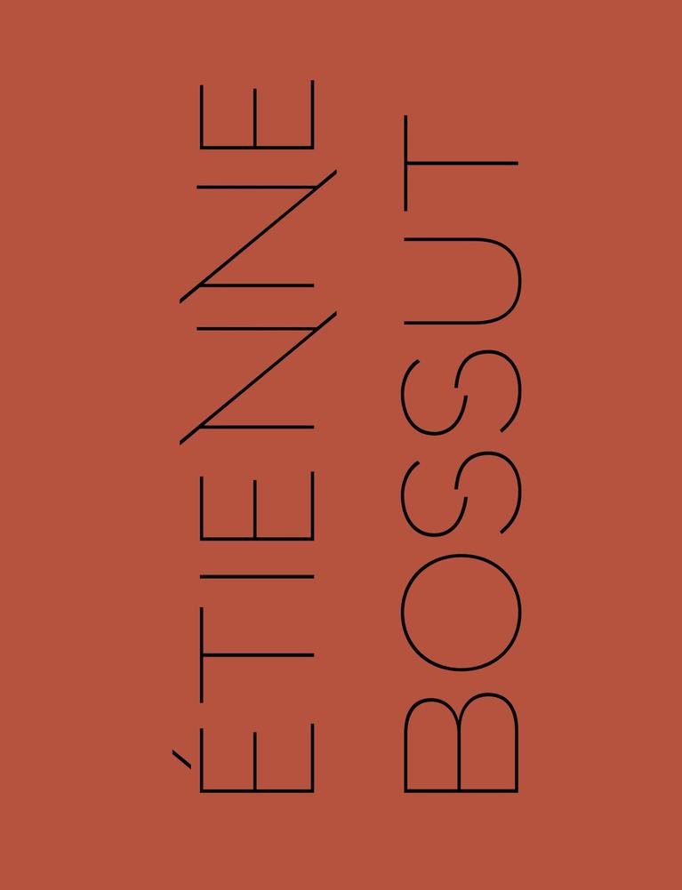 Couverture-Monographie Etienne Bossut - Galerie Hervé Bize
