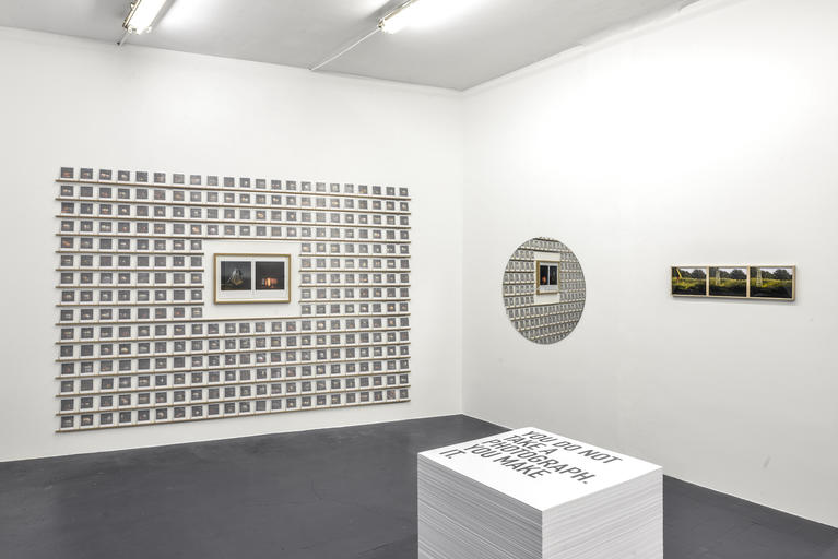 Vue installation exposition FREE LUNCH, Jean-Kenta Gauthier Vaugirard
