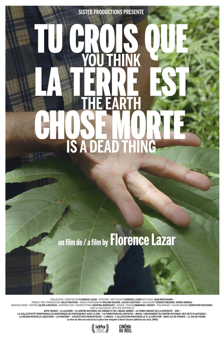 Affiche du film Tu crois que la Terre est chose morte de Florence Lazar