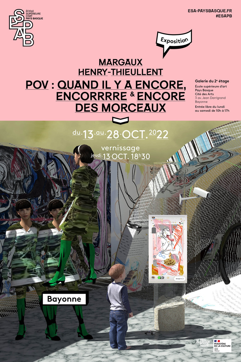 Affiche de l'Exposition Margaux Henry-Thieullent - ESAPB 2022