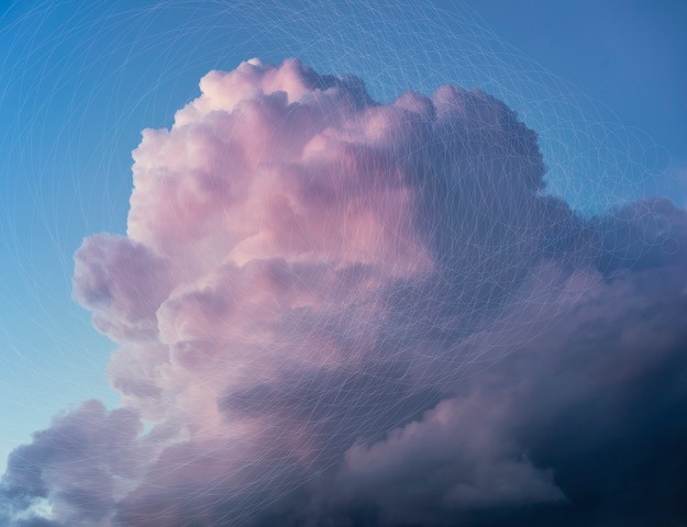 Trevor Paglen, Cloud #246 Hough Circle Transform, 2019 © Collection Frac Normandie