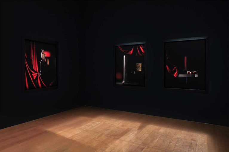 Vue de l'exposition photographique Figures de cire, au musée d'art contemporain de lyon