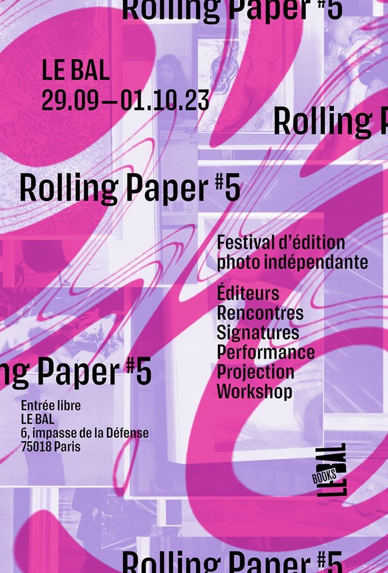 Affiche du festival ROLLING PAPER #5 