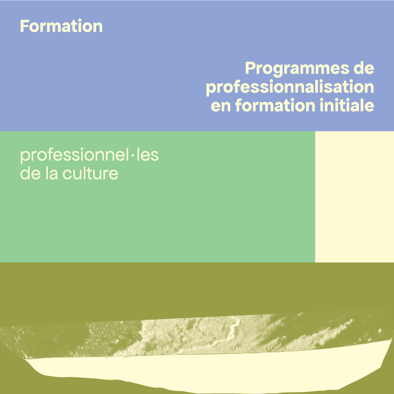 Programmes pro formation initiale 2024. Design graphique Clara Choulet