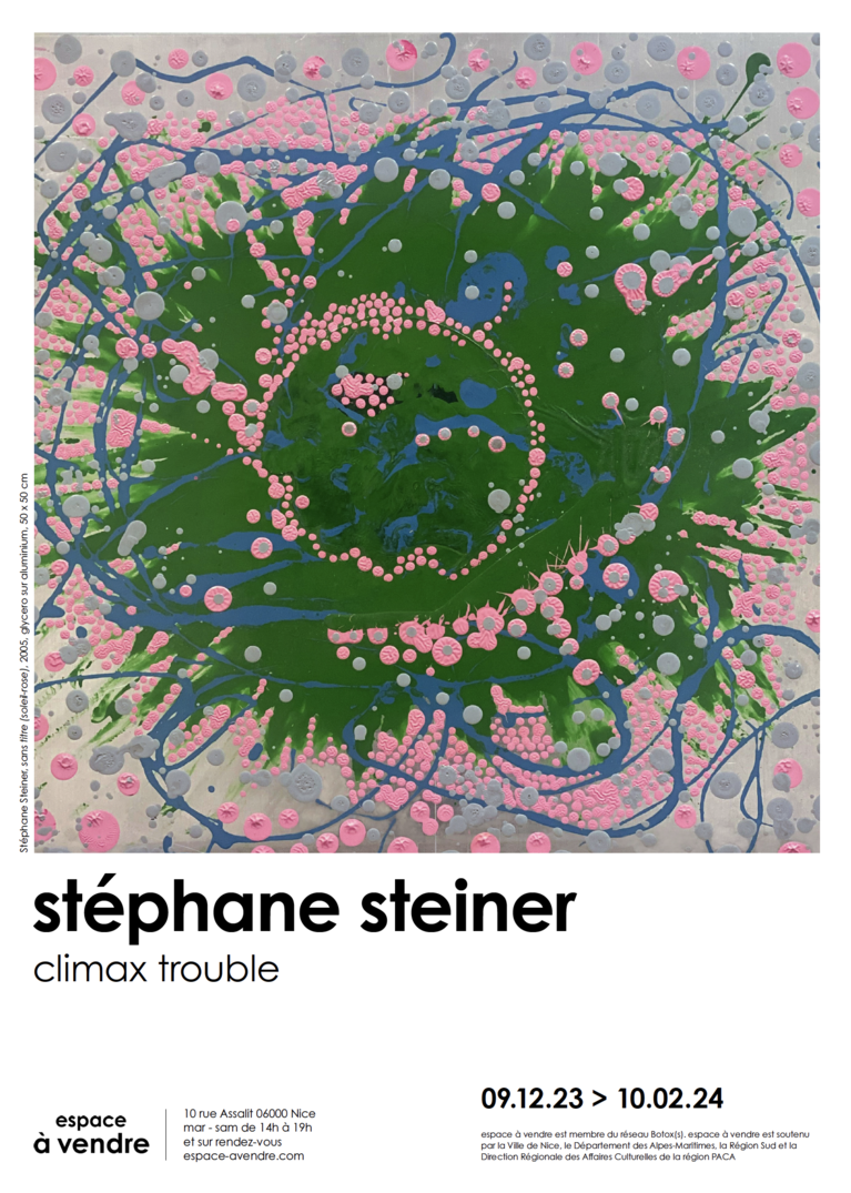 Affiche de l'exposition Stéphane Steiner