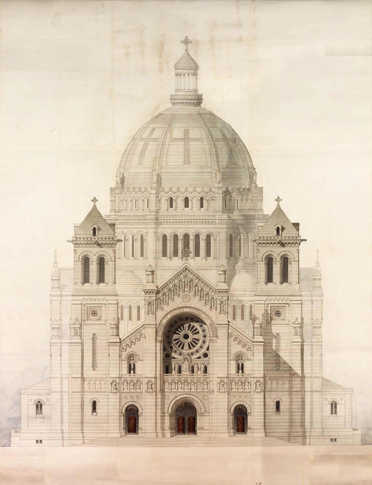 Louis-Marie-Théodore Dauphin, Une église cathédrale