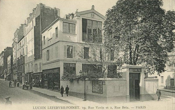 Vue de la demeure de Pierre-Charles Marquis en 1868, au 19 rue Vavin à Paris.