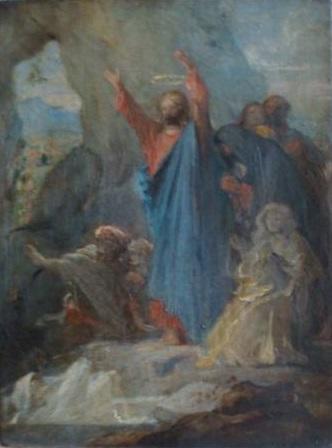 Esquisse pour le tableau de Pierre Charles Marquis, La Résurrection de Lazare.