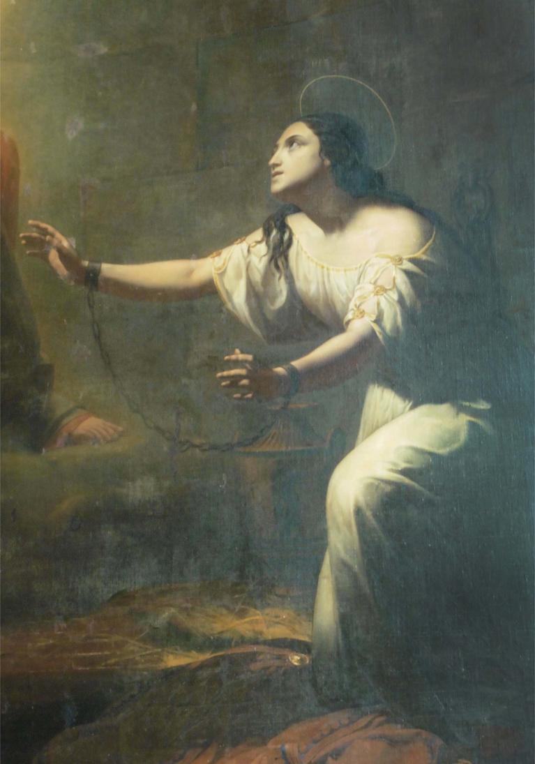 Vision de sainte Philomène, par Louis-Joseph-César Ducornet 