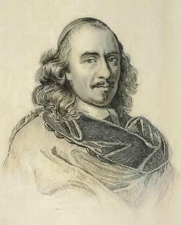 Portrait gravé de Pierre Corneille d’après l’original de Charles Lebrun