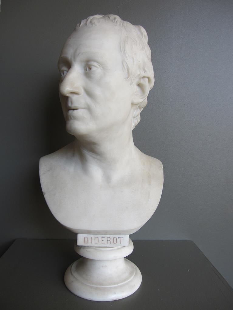 Séraphin Denécheau, Denis Diderot, vue de face
