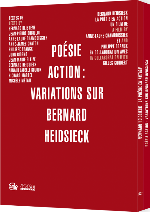 Coffret livre-dvd Poésie action : variation sur Bernard Heidsieck, 2014
