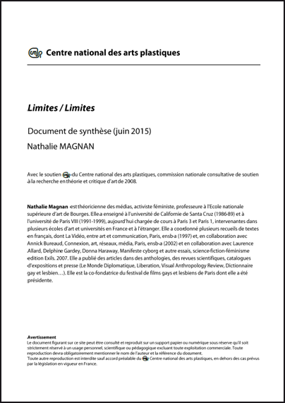 Rapport de recherche de Nathalie Magnan 