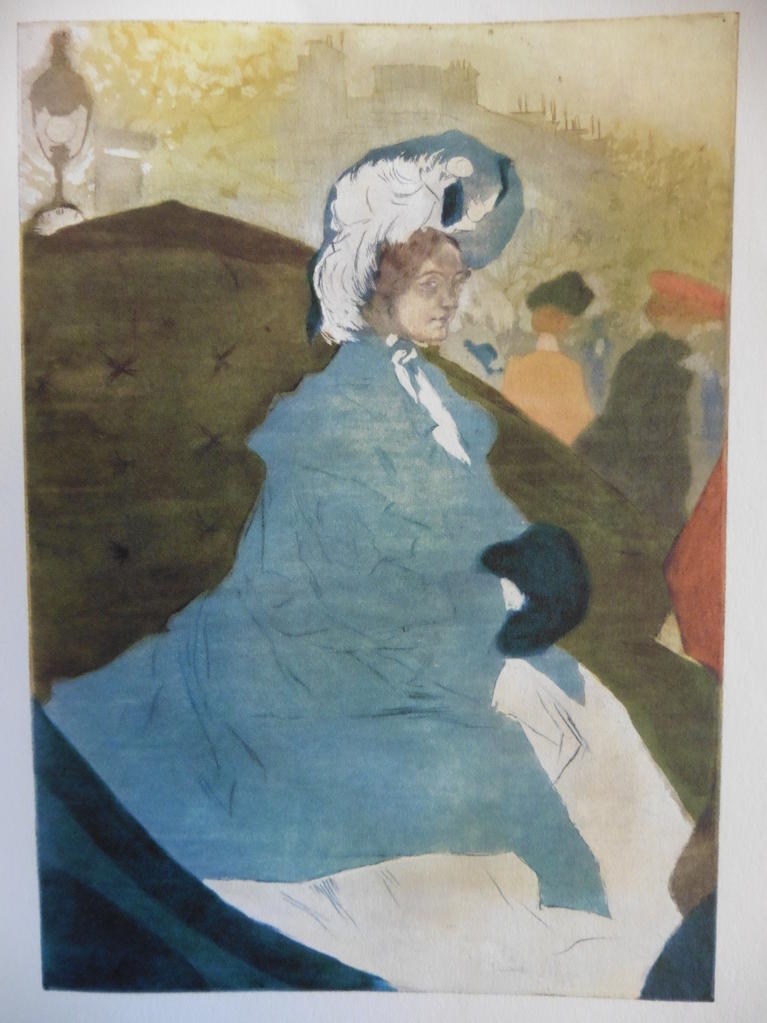 Jacques Villon, Premiers beaux jours ou la Dame en bleu, 1902