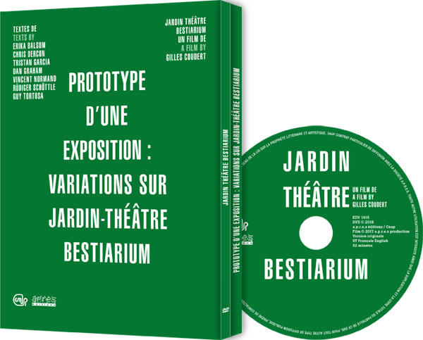 Coffret livre-dvd Varations sur : Jardin-Théâtre Bestiarium, 2018